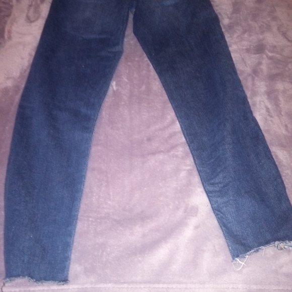 No Boundaries Dark Blue High Rise Denim Jeans Size 7 Pre-owned In Good Condition - Picture 2 of 16